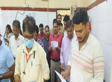 Ekta Diwas oath taking ceremony in GTB Hospital.